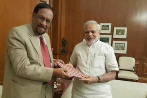 Finance Minister Dr. Mahat Hands Over Invitation To Indian PM