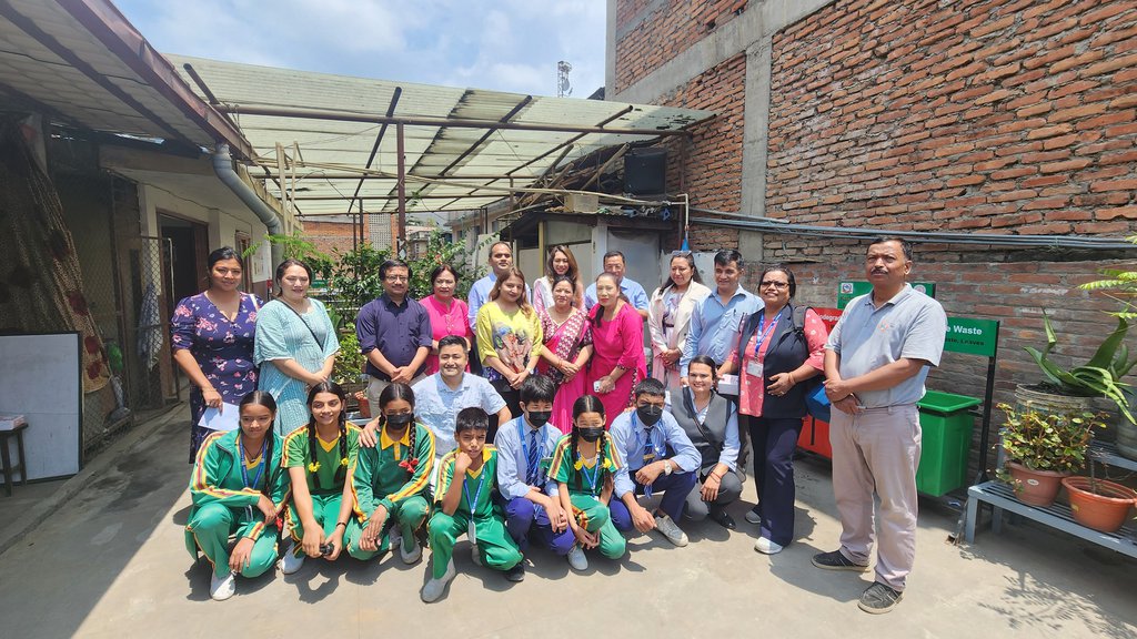 CIUD and Bottlers Nepal Limited Launched BABA Project In Two Schools In ...