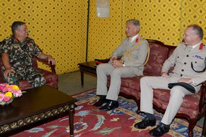 British Military Attaché Calls On COAS Rana