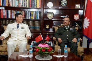 COAS Cheetri and Chinese Admiral Held Bilateral Meeting