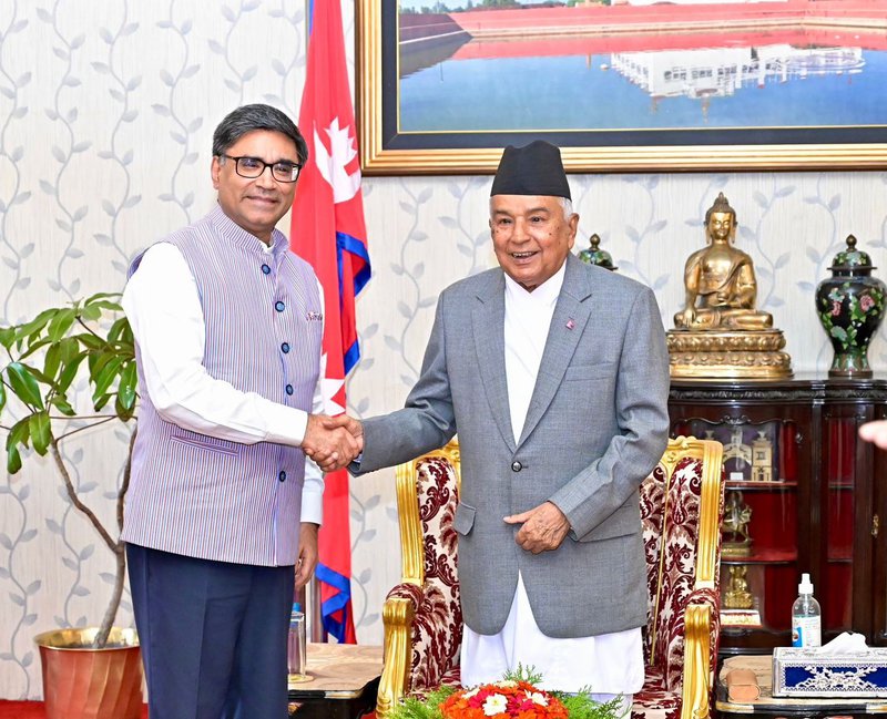 FS Misri with President Poudel.jpeg