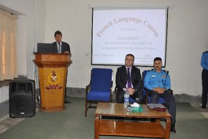 French Ambassador Inaugurated French language courses to Nepal Police