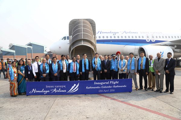 Himalaya Airlines’ Inaugural flight to Colombo | New Spotlight Magazine