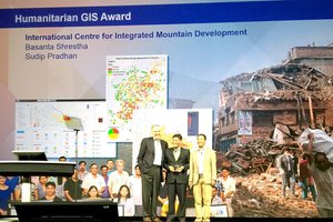 ICIMOD Bags Humanitarian GIS Award