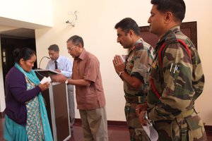 India Distributes Money to Families of Deceased Indian Army Soldiers