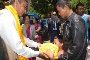 India’s eminent filmmaker Shyam Benegal visited Lumbini