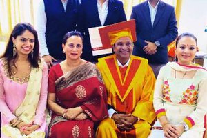 Industrialist Binod Chaudhary Conferred Doctorate