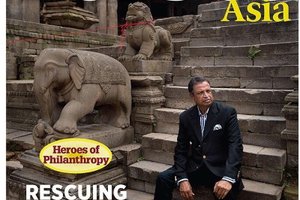 Industrialist Binod Chaudhary in Forbes Cover