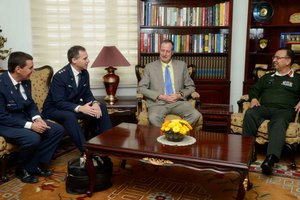 Israeli Ambassador to Nepal Paid A Courtesy Call To COAS General Chhetri