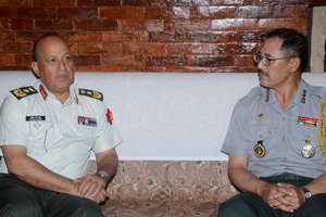 Korea Military Attaché Pays Courtesy Call