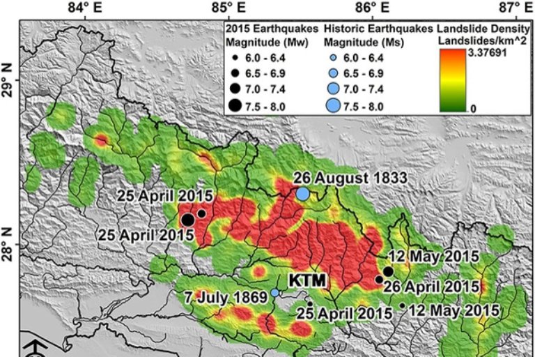 NASA Funds Research To Study Impacts Of Earthquake On Landslides In