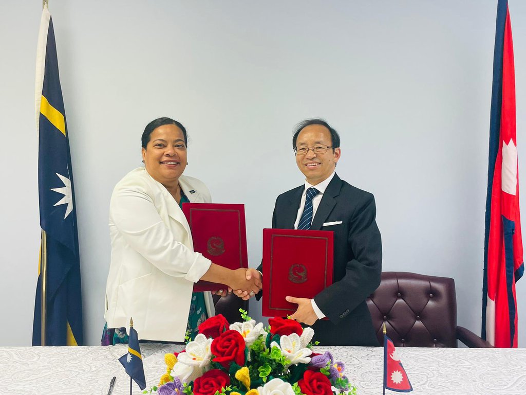 Nepal, Nauru Establish Diplomatic Relations | New Spotlight Magazine