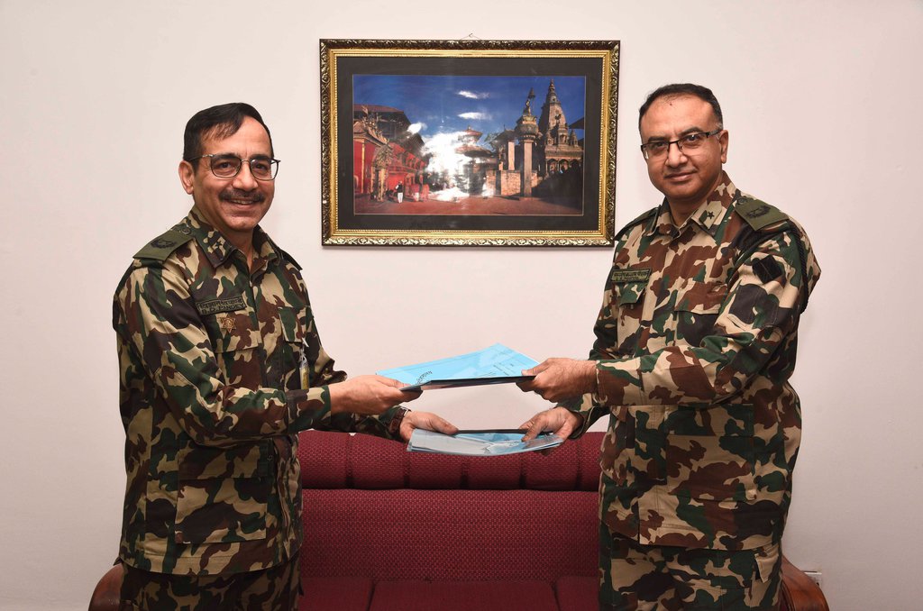 Brigadier General Pandey Handed Over Nepal Army’s Spokesperson ...