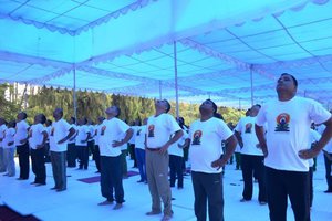 Second International Day of Yoga Celebrated in Kathmandu