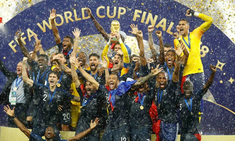 France Win FIFA World Cup, Beating Croatia, 4-2 Lift The World Cup